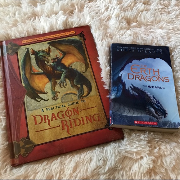 2/$10 Young Adult Guide To Dragon Riding The Erth Dragon Book Mystical Fun Read - Picture 12 of 12